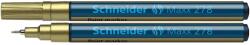 Schneider Marker cu vopsea, varf 0.8 mm, auriu, SCHNEIDER Maxx 278 (S-127853)