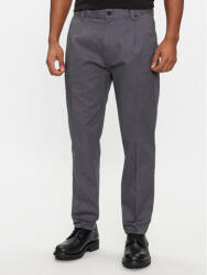 Calvin Klein Pantaloni de costum Modern Twill Tapered Pleat K10K111490 Gri Slim Fit