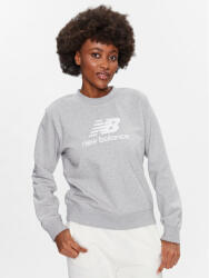 New Balance Bluză Essentials Stacked Logo WT31532 Gri Relaxed Fit