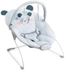MoMi Glossy rezgő és zenélő gyerek pihenőszék, panda