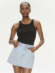 Calvin Klein Jeans Top Variegated J20J223104 Negru Slim Fit