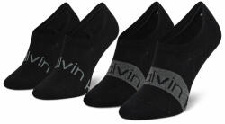 Calvin Klein Set de 2 perechi de șosete scurte pentru bărbați 701218713 Negru