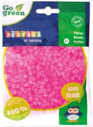 Playbox PlayBox: Go Green 5mm-es MIDI vasalható gyöngy 1000db-os pink színben (2456470)