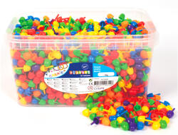 Playbox PlayBox: Színes mozaik pötyi 1600 db-os szett vödörben 1, 5cm (2471830) - jatekshop