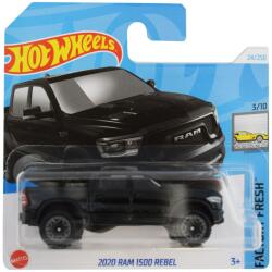 Mattel Hot Wheels: 2020 Dodge Ram 1500 Rebel fekete kisautó 1/64 - Mattel (5785/HTD63) - jatekshop