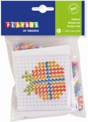 Playbox PlayBox: 5mm-es MIDI vasalható gyöngyök - Csíkos darabok 1000db-os csomag (2456173)