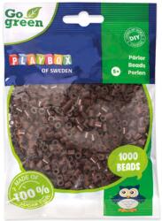 Playbox PlayBox: Go Green 5mm-es MIDI vasalható gyöngy 1000db-os barna színben (2456475) - jatekshop