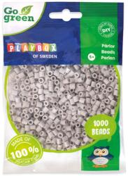 Playbox PlayBox: Go Green 5mm-es MIDI vasalható gyöngy 1000db-os szürke színben (2456478) - jatekshop