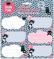 Ars Una Ars Una: Think Pink cicás csomagolt füzetcímke 3x6db-os (53832856)