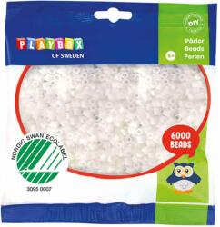 Playbox PlayBox: 5mm-es MIDI vasalható gyöngy fehér színben 6000db-os csomag (2456287) - jatekshop