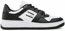 Tommy Jeans Sneakers Basket Leather EM0EM01165 Negru