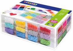 Playbox PlayBox: 5mm-es MIDI vasalható gyöngyök műanyag szortírozó tárolóban - 12000db-os csomag (2456175)