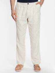 Sisley Pantaloni din material 4AGHSF02P Écru Slim Fit