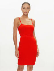 Calvin Klein Rochie de vară Logo J20J219644 Roșu Slim Fit