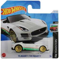 Mattel Hot Wheels: &#039, 15 Jaguar F-Type Project 7 fehér kisautó 1/64 - Mattel (5785/HTC16)