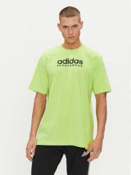 Adidas Tricou All SZN Graphic IJ9433 Galben Loose Fit