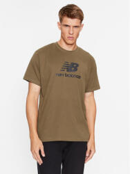 New Balance Tricou Essentials Stacked Logo Cotton Jersey Short Sleeve T-shirt MT31541 Maro Regular Fit