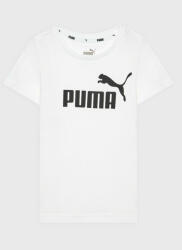 PUMA Tricou Essentials Logo 586960 Alb Regular Fit