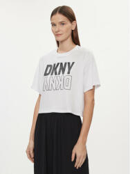 DKNY Sport Tricou DP2T8559 Alb Relaxed Fit