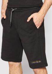 Calvin Klein Pantaloni scurți sport Multicolor Logo K10K108936 Negru Regular Fit