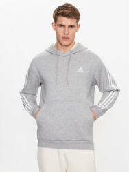Adidas Bluză Essentials Fleece 3-Stripes IJ6474 Gri Regular Fit