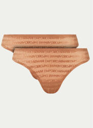 Emporio Armani Underwear Set 2 perechi de chiloți brazilieni 163333 3F204 01656 Maro