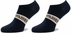 Giorgio Armani Set de 2 perechi de șosete scurte pentru bărbați 307228 4R315 00135 Bleumarin