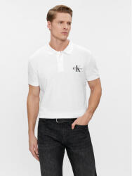 Calvin Klein Jeans Tricou polo J30J323395 Alb Regular Fit