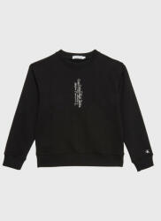 Calvin Klein Bluză Small Repeat Inst. Logo IB0IB01522 Negru Regular Fit