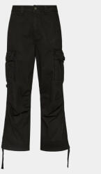 BDG Urban Outfitters Pantaloni din material Mix Herringbone Cargo 77395317 Negru Regular Fit
