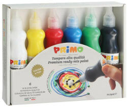 Primo Tempera PRIMO 75 ml vegyes 6 szín/készlet (2533TL6) - papir-bolt