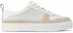 Calvin Klein Sneakers Low Top Lace Up Lth HM0HM00495 Alb