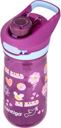 Contigo Jessie Autopop- Grape with Retro - lila műanyag gyerek kulacs - 420 ml