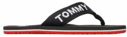 Tommy Jeans Flip flop Flip Flop Logo Tape EM0EM01147 Negru