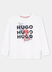 Hugo Bluză G25138 D Alb Regular Fit