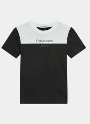 Calvin Klein Tricou Color Block IB0IB01970 Negru Regular Fit