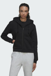 Adidas Bluză ALL SZN Fleece Full-Zip Hoodie HC8848 Negru Regular Fit