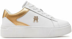 Tommy Hilfiger Sneakers Th Platform Court Sneaker Gld FW0FW08073 Alb
