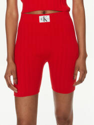 Calvin Klein Jeans Pantalon scurți din material Label J20J223138 Roșu Slim Fit