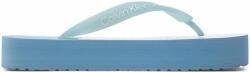 Calvin Klein Jeans Flip flop Beach Sandal Flatform Monologo YW0YW01617 Albastru celest