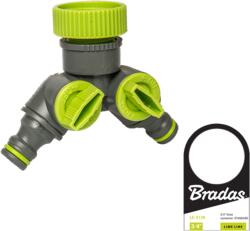 Bradas elzárható csapcsatlakozó 2 utas 3/4" / 1 (LE-2222)