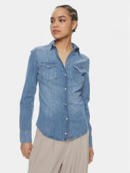 LIU JO cămașă de blugi Camicia M/L Cover UXX046 D4051 Albastru Slim Fit