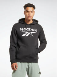 Reebok Bluză Identity Stacked Logo H54802 Negru Regular Fit