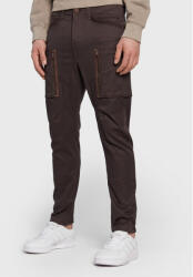 G-Star RAW Pantaloni din material Zip Pocket 3D D21975-C105-0028 Maro Skinny Fit