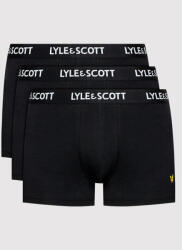 Lyle & Scott Set 3 perechi de boxeri Barclay LSUWTC001 Negru