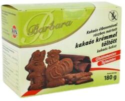 Barbara gluténmentes kakaós krémmel töltött kakaós keksz 150 g