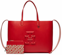 Tommy Hilfiger Geantă Iconic Tommy Tote Mono Pouch AW0AW16072 Roșu