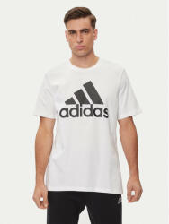 Adidas Tricou Essentials Single Jersey Big Logo T-Shirt IC9349 Alb Regular Fit