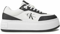 Calvin Klein Sneakers Bold Flatf Low Lace Mix Ml Fad YW0YW01316 Negru