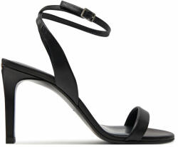 Calvin Klein Sandale Heel Sandal 90 Lth HW0HW01945 Negru
